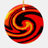 Lava Keramik Ornament (Hinten)