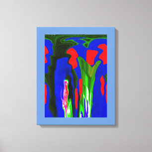 Lava-Kunst Leinwanddruck
