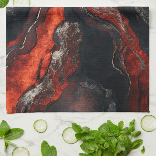 Lava Lace Geschirrtuch (Gefaltet)