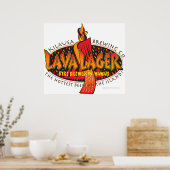 Lava Lager Hawaiian Ber Poster (Küche)