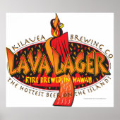 Lava Lager Hawaiian Ber Poster (Vorne)