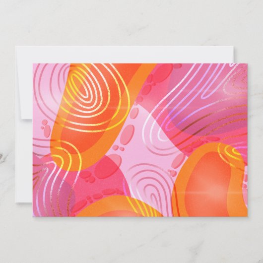 Lava Lamp Einladung (Vorderseite)