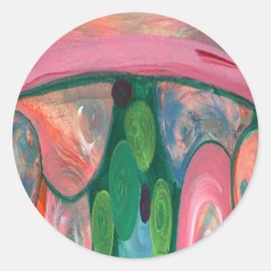 Lava Lamp Marbles Stickers von Janz (Vorderseite)