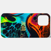 Lava Lamp Orange Aqua Custom Case-Mate iPhone Case (Rückseite (Horizontal))