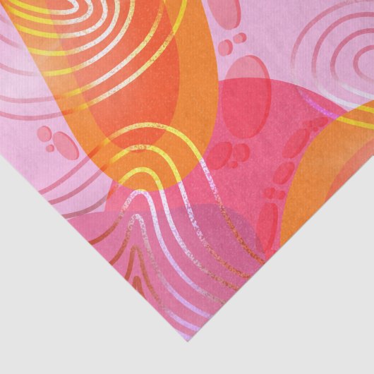 Lava Lamp Tissue Paper Seidenpapier (Ausschnitt)