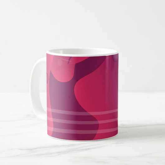 Lava Lamp Vibes Tasse (Vorderseite Links)