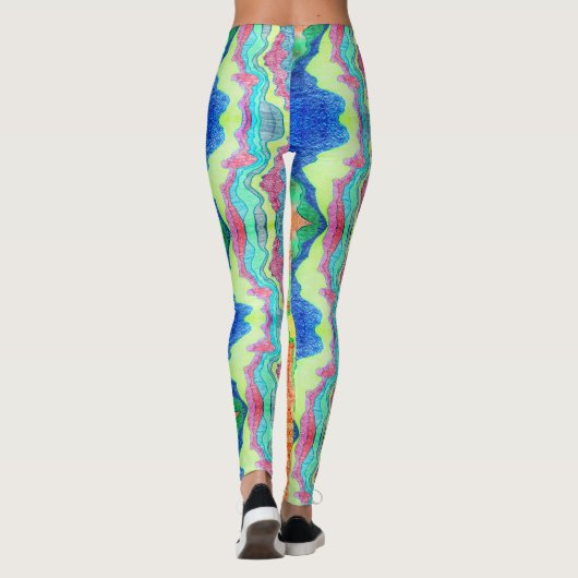 Lava-Lampe Leggings (Rückseite)