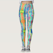 Lava-Lampe Leggings (Vorderseite)