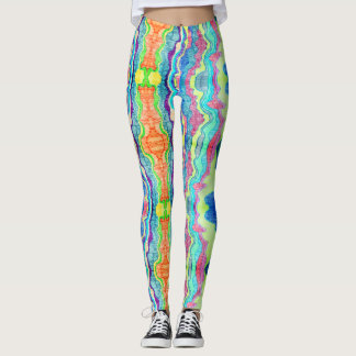 Lava-Lampe Leggings