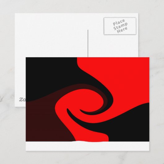 LAVA-LAMPE POSTKARTE (Vorne/Hinten)