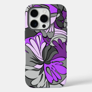Lava-Lampe Retro psychedelisches Blumen iPhone 16 Pro Hülle