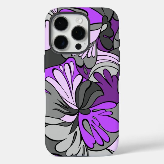 Lava-Lampe Retro psychedelisches Blumen Case-Mate iPhone Hülle (Rückseite)