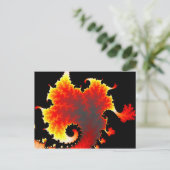 Lava Meer - Fraktal Postkarte (Stehend Vorderseite)