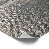 Lava Meets the Sea - Hawaii Poster (Ecke)
