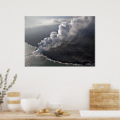Lava Meets the Sea - Hawaii Poster (Küche)