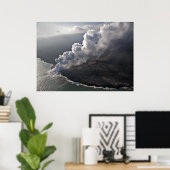 Lava Meets the Sea - Hawaii Poster (Heimbüro)