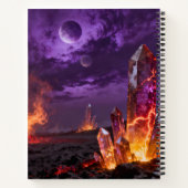 Lava-Mond-Notizbuch Notizblock (Rückseite)
