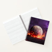 Lava-Mond-Notizbuch Notizblock (Innenseite)