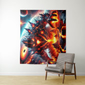 Lava Monster Wandteppich (Beispiel)