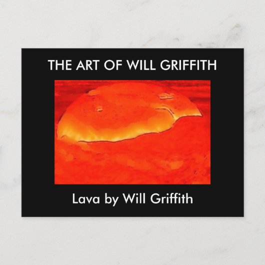 LAVA PAINING POSTCARD POSTKARTE (Vorderseite)