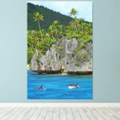 LAVA PALM 40x60 Leinwanddruck (Insitu (Holzboden))