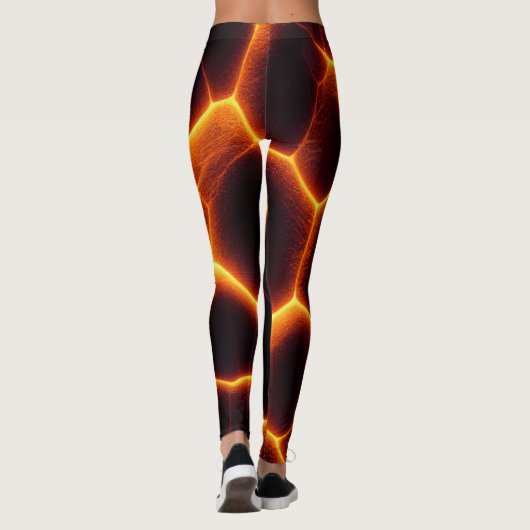 Lava Pattern Leggings (Rückseite)