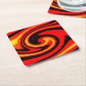 Lava Rechteckiger Pappuntersetzer (angewinkelt)