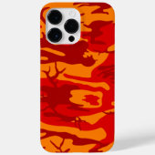 Lava Red Camouflage Case-Mate iPhone Hülle (Rückseite)