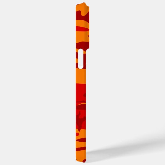 Lava Red Camouflage Case-Mate iPhone Hülle (Rückseite / Rechts)