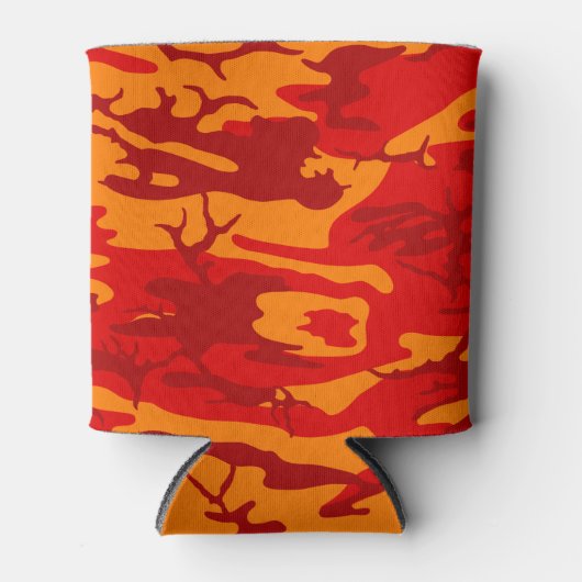 Lava Red Camouflage Dosenkühler (Vorderseite)