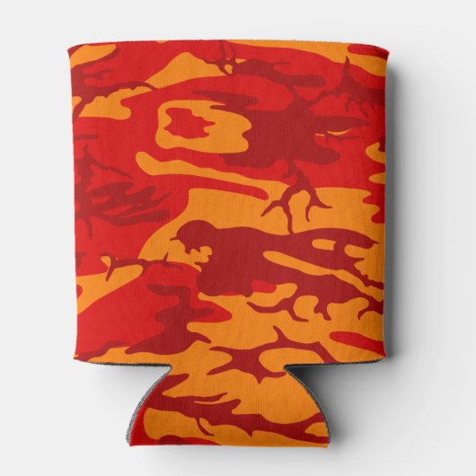 Lava Red Camouflage Dosenkühler (Rückseite)