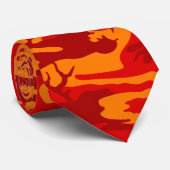 Lava Red Camouflage Krawatte (Gerollt)