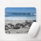 Lava Rock Beach Ocean Waves Mouse Pad Mousepad (Mit Mouse)