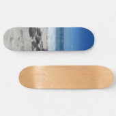 Lava Rock Beach Ocean Waves Skateboard (Horizontal)