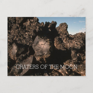 Lava Rock Formations Kraters of the Moon Idaho Postkarte