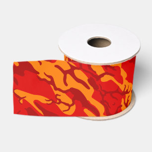Lava-Rot-Camouflage Ripsband