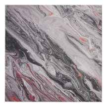 "Lava"Roter weißer Marmor