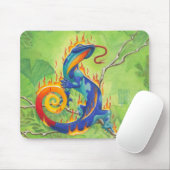 Lava Salamander Mousepad (Mit Mouse)