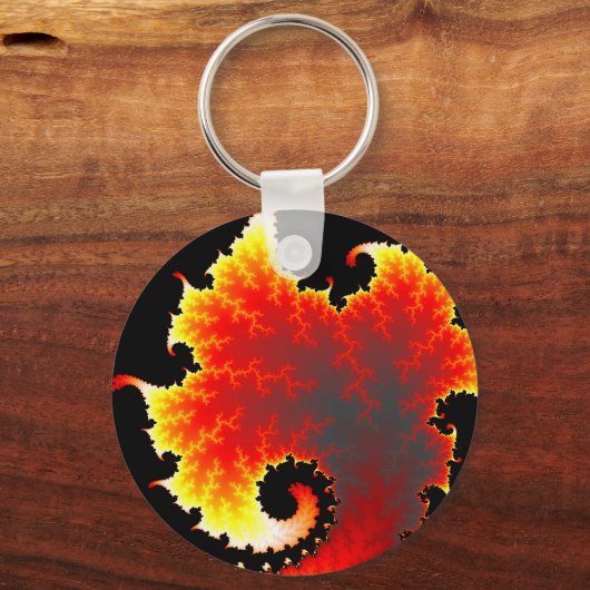 Lava Sea - Fraktal Schlüsselanhänger (Vorderseite)