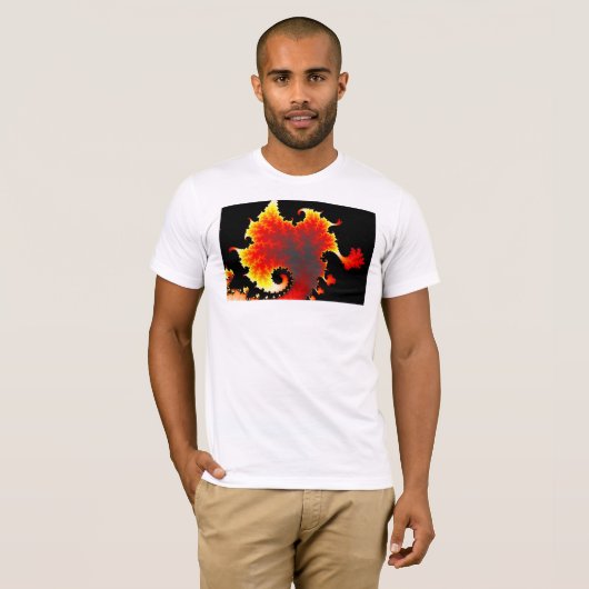 Lava Sea - Fraktal T - Shirt (Vorne ganz)