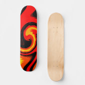Lava Skateboard (Vorderseite)