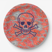 Lava Skull große Teller (Vorderseite)