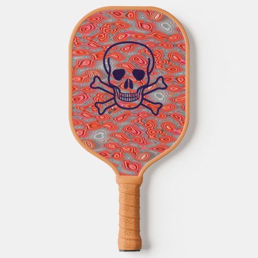 Lava Skull Tannenpaddel Pickleball Schläger (Vorderseite)