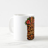 Lava Stone Tiki Kaffeetasse (Vorderseite Links)
