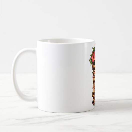 Lava Stone Tiki Kaffeetasse (Links)