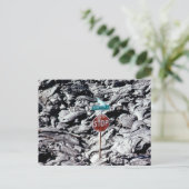Lava Stopp, Hawai'i - Postkarte (Stehend Vorderseite)