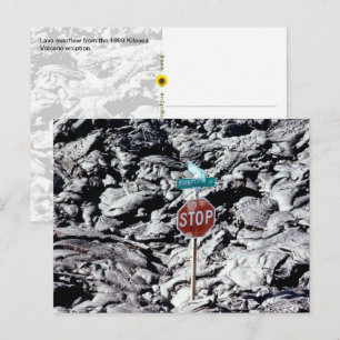 Lava-Stopp, Hawai'i - Postkarte