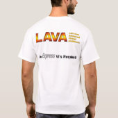 LAVA T - Shirt (Rückseite)