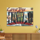 Lava Tree Staat Park, Hawaii Leinwanddruck (Insitu (Wohnzimmer))