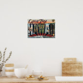 Lava Tree Staat Park, Hawaii Poster (Küche)